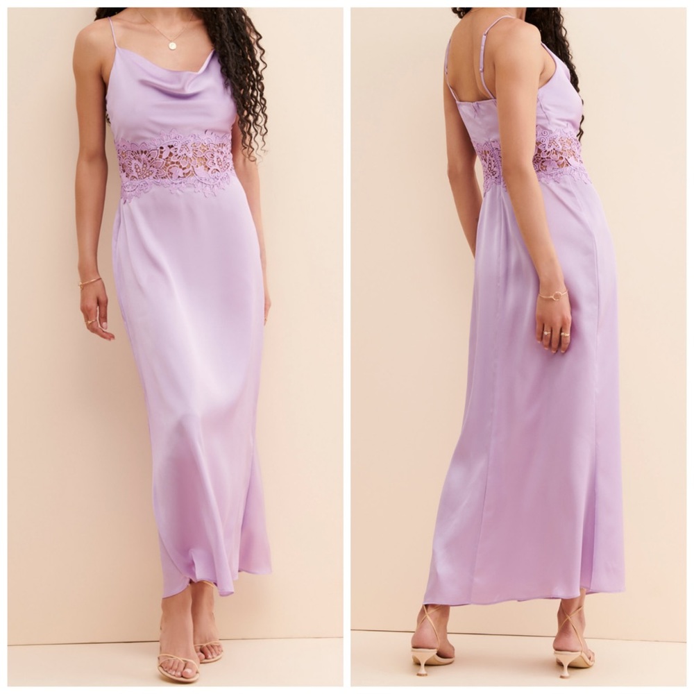 Keepsake the Label Lilac Set in Lace Slip Dress